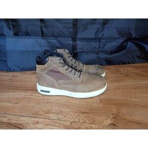 Wolverine Durashocks Brown Leather Work Boots Men's 11.5